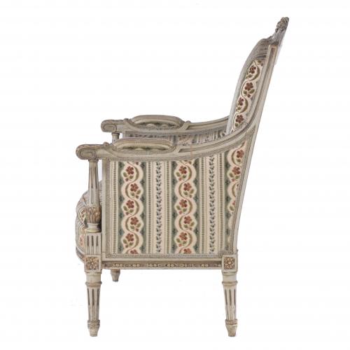 LOUIS XVI STYLE ARMCHAIR, 20TH CENTURY.