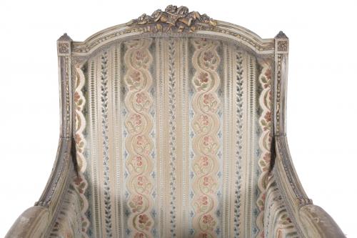 LOUIS XVI STYLE ARMCHAIR, 20TH CENTURY.