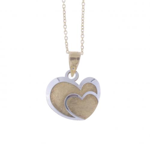 PENDANT WITH HEARTS.