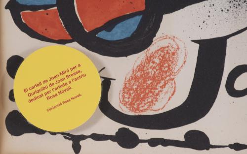 JOAN MIRÓ (1893-1983). Quriquibú poster with a dedication b