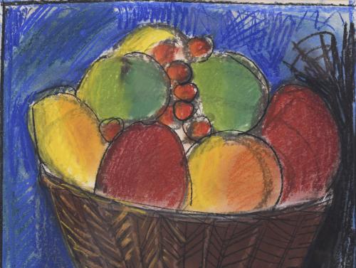 NARCÍS COMADIRA (1942).  "FRUIT BASKET", 1989.