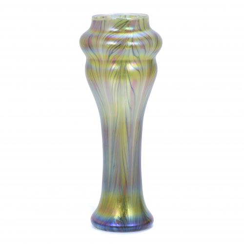 LOETZ MANUFACTURE. JUGENDSTIL VASE, CIRCA 1900.