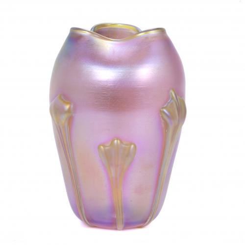 LOETZ MANUFACTURE. JUGENDSTIL VASE, CIRCA 1905.