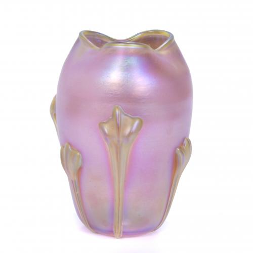 LOETZ MANUFACTURE. JUGENDSTIL VASE, CIRCA 1905.