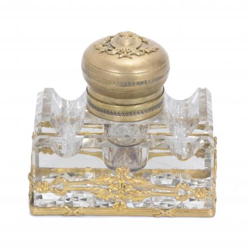 NAPOLEON III PERIOD INKWELL.