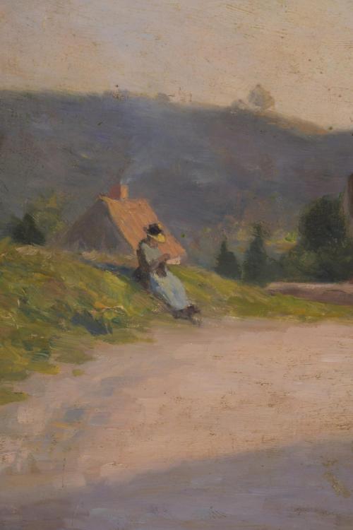 FRANÇOIS XAVIER BRICARD (1881-1935). "PAISAJE", 1910.