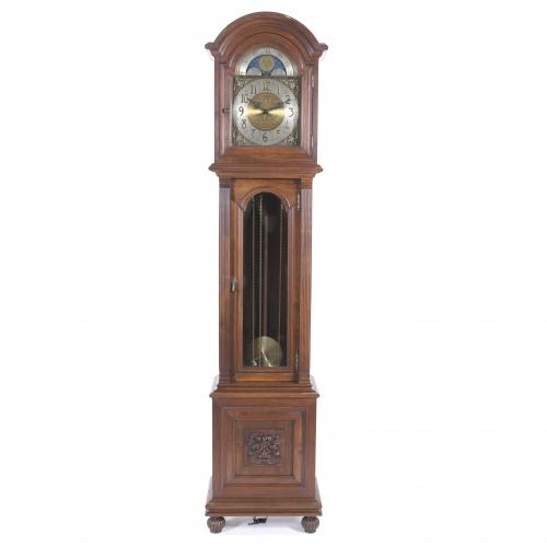 SPANISH GRANDFATHER CLOCK, SECOND HALF OF THE 20TH CENTURY.