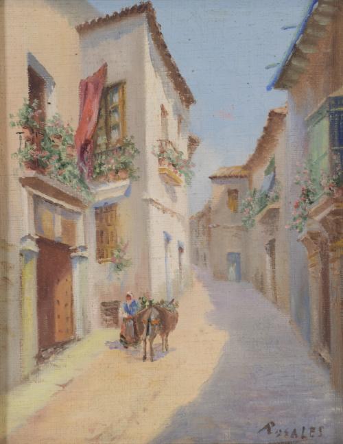 CARLOTA ROSALES MARTINEZ DE PEDROSA (1872-1958).  "LANDSCAP