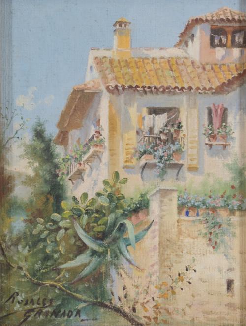 CARLOTA ROSALES MARTINEZ DE PEDROSA (1872-1958).  "LANDSCAP