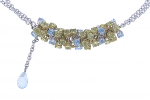 GEMSTONES CHOKER.