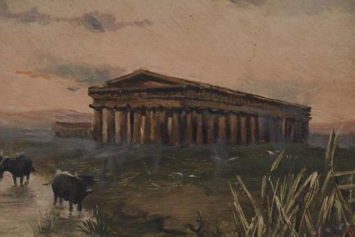 FRANCISCO PORTELA (1937).  "RUINAS Y TOROS".