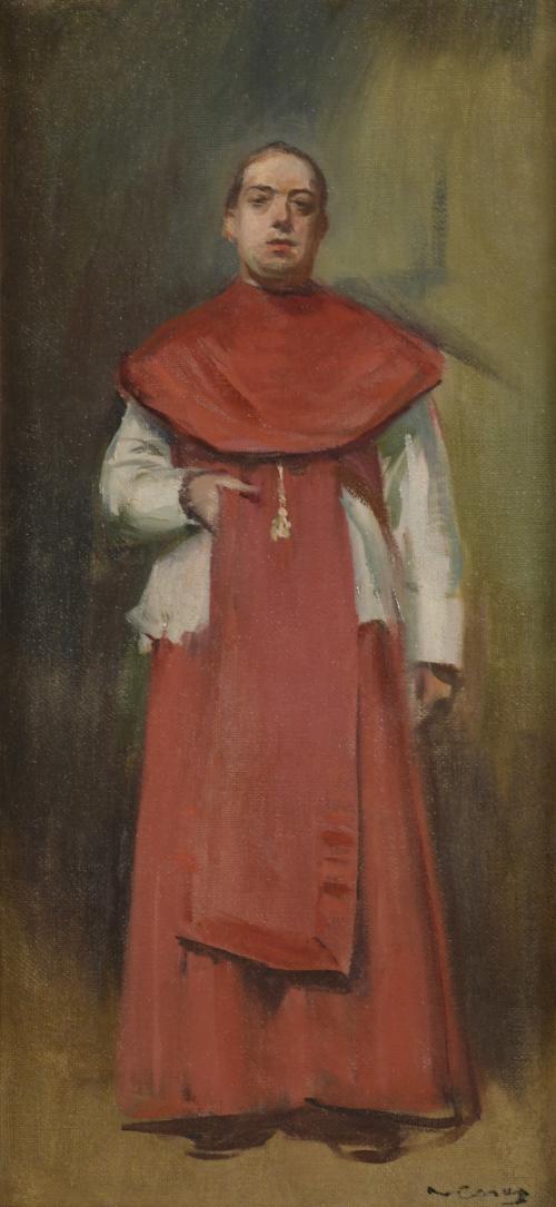 RAMÓN CASAS Y CARBO (1866-1932). "PRIEST".