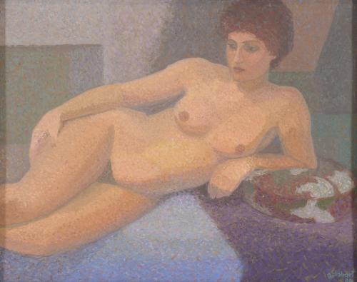 ANA GOLOBART SERRA (1959).  "FEMALE NUDE", 1984.