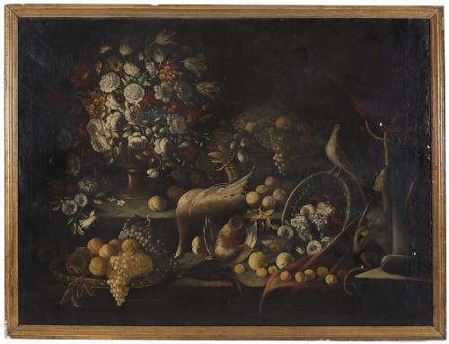 LATE 17TH CENTURY ITALIAN OR SPANISH SCHOOL. "STILL LIFE WI