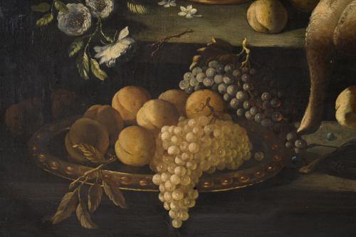 LATE 17TH CENTURY ITALIAN OR SPANISH SCHOOL. "STILL LIFE WI