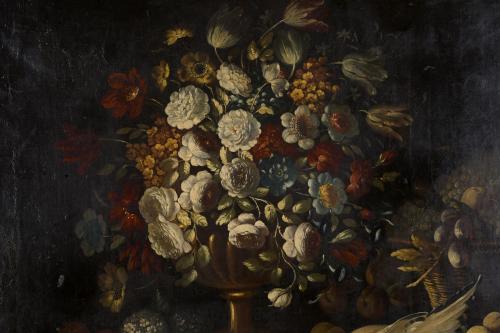 LATE 17TH CENTURY ITALIAN OR SPANISH SCHOOL. "STILL LIFE WI