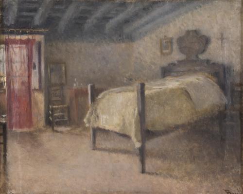 JOAN BRULL VINYOLES (1863-1912) "BEDROOM".