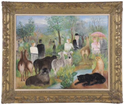 OLGA SACHAROFF (1889-1967) "ZOO", Circa 1930.