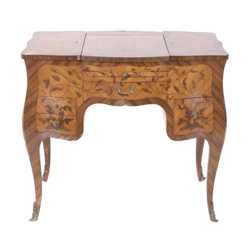 FRENCH DRESSING TABLE FROM NAPOLEON III PERIOD, LOUIS XV STYLE.