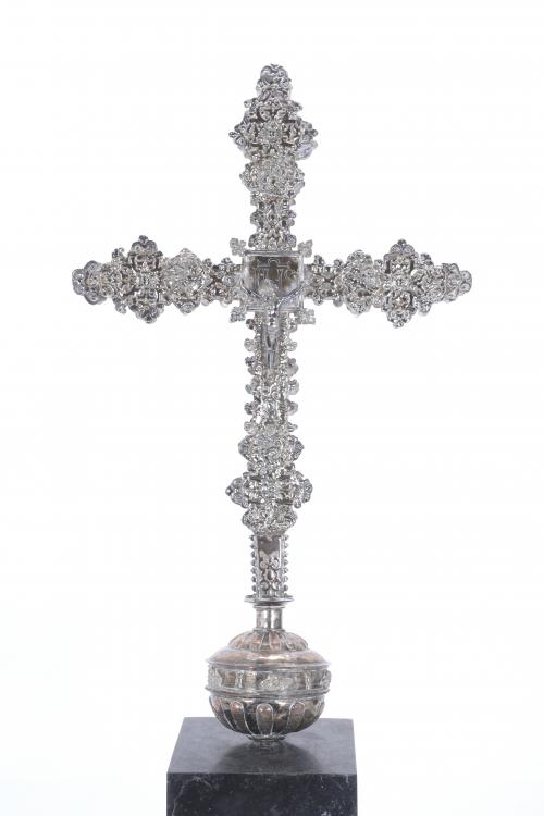 PROCESSIONAL CROSS, 19TH CENTURY.