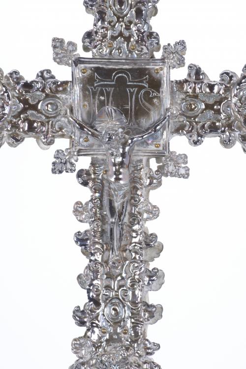 PROCESSIONAL CROSS, 19TH CENTURY.