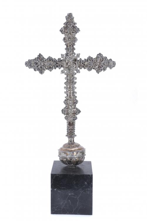 PROCESSIONAL CROSS, 19TH CENTURY.