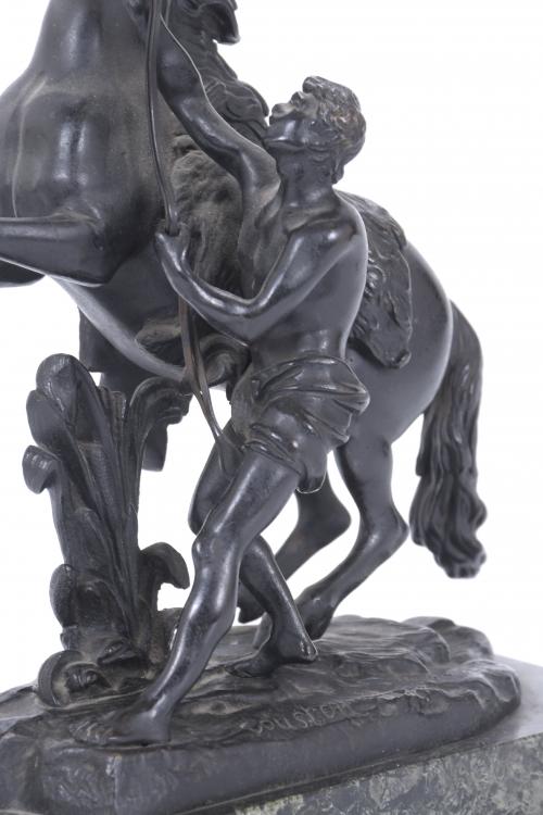 AFTER MODELS BY GUILLAUME COUSTOU (1677-1746). MARLY HORSE,