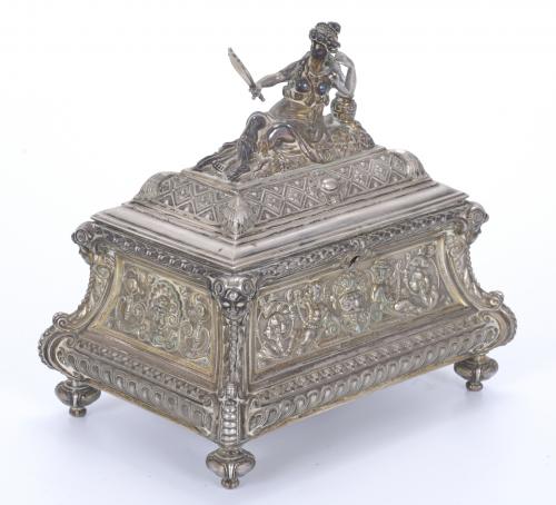 NAPOLEON III PERIOD BOX IN SILVER.