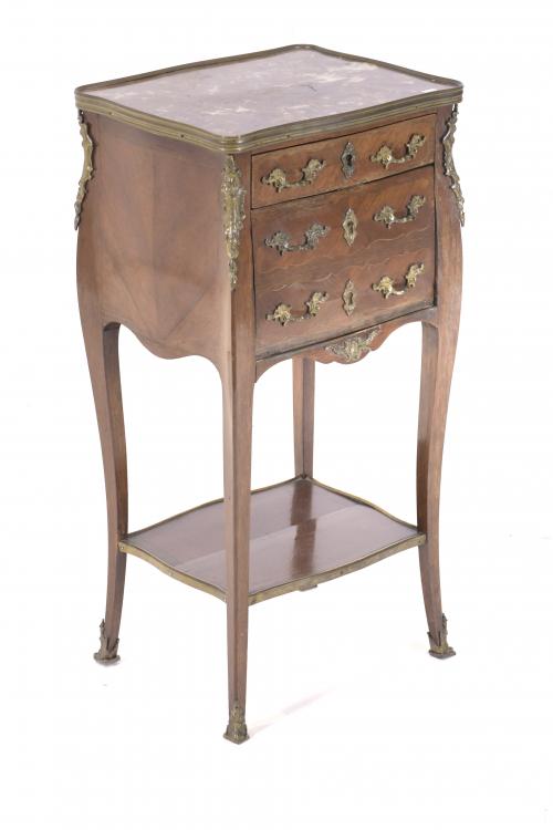 LOUIS XV STYLE SIDE TABLE, 19TH CENTURY.