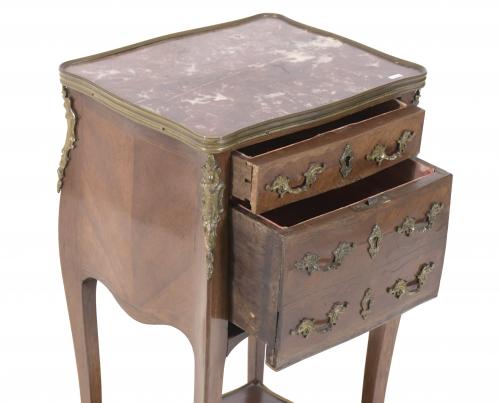 LOUIS XV STYLE SIDE TABLE, 19TH CENTURY.