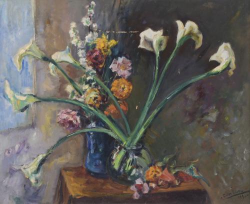 DOMINGO CARLES ROSICH (1888-1962). "FLOWERS", 1943.