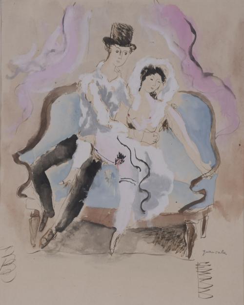 EMILI GRAU-SALA (1911-1975). "COUPLE".