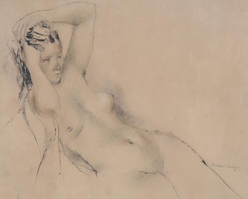 JOSEP MARIA MALLOL SUAZO (1910-1986). "FEMALE NUDE".