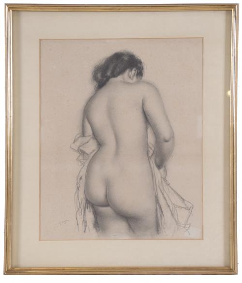 FRANCESC SERRA CASTELLET (1912-1976). "NUDE FROM THE BACK".