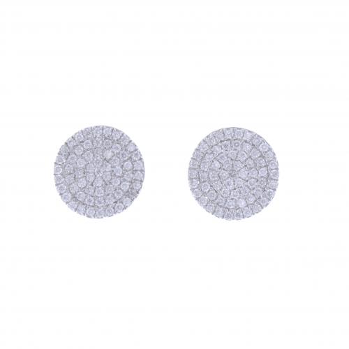 EARRINGS WITH DIAMONDS PAVÉ.