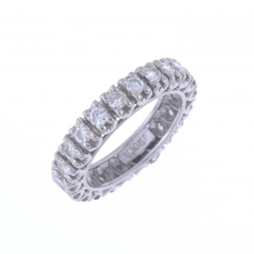 J. ROCA. DIAMONDS WEDDING RING.