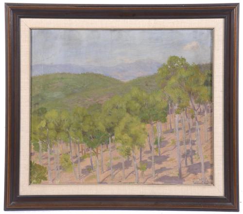 XAVIER NOGUÉS (1873-1940). "PAISAJE".