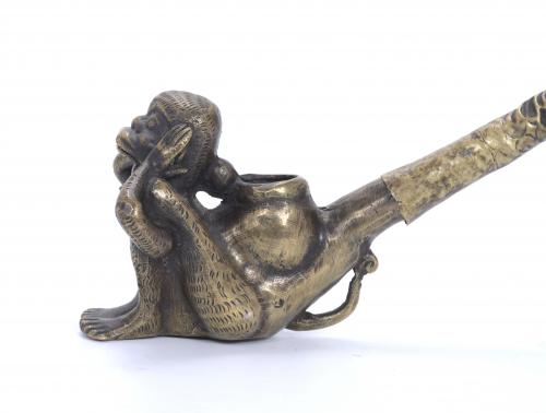 NEPALESE PIPE, FIRST HALF OF THE 20TH CENTURY.