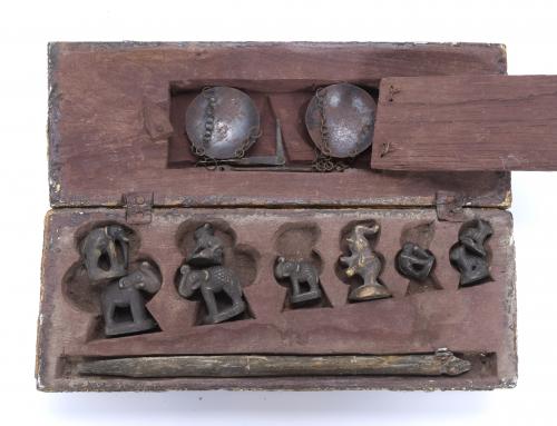 TIBETAN OPIUM SCALES, 20TH CENTURY.