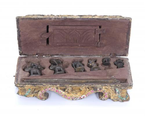 TIBETAN OPIUM SCALES, 20TH CENTURY.