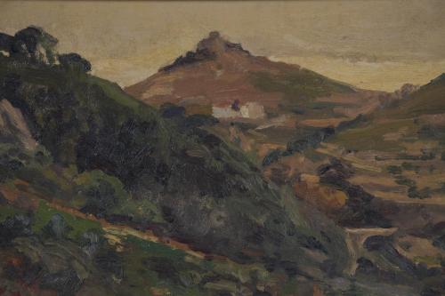 FRANCESC GIMENO ARASA (1858-1927). "LANDSCAPE".