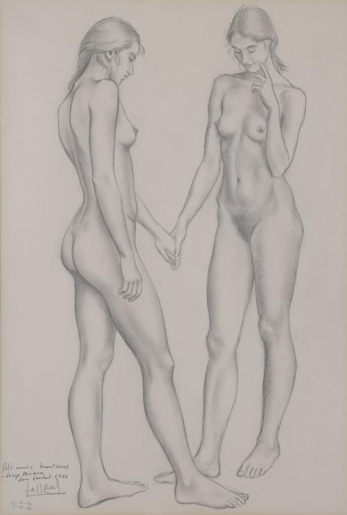 JOSEP SALVADO JASSANS "FEMALE NUDES", 1990.