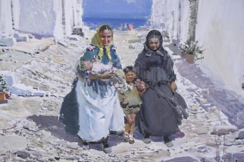 IGNACIO GIL (1913-2003). "NIÑAS IBICENCAS".