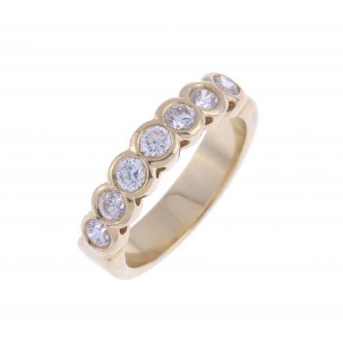 ZIRCONS ETERNITY RING.