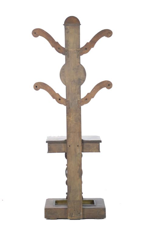 HAT RACK, ALPHONSINE STYLE, EARLY 20TH CENTURY.