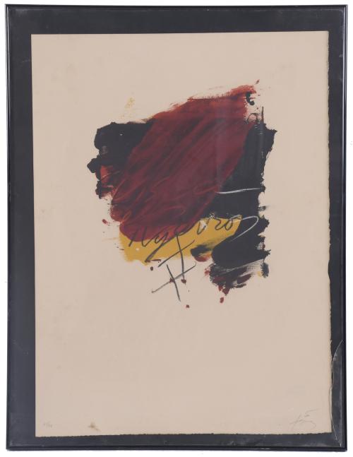 ANTONI TÀPIES (1923-2012). "CLAU - 1 Nº 31", 1973.