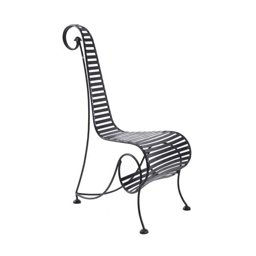 ANDRÉ DUBREUIL (1951-2022) PROTOTYPE OF THE "SPINE CHAIRE", FRANCE, CIRCA 1985.