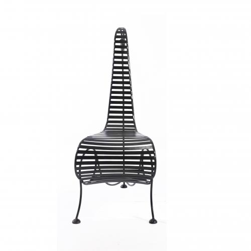 ANDRÉ DUBREUIL (1951-2022) PROTOTYPE OF THE "SPINE CHAIRE",