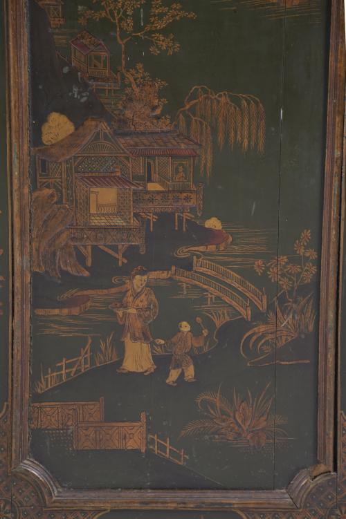 SMALL CHINESE FOLDING SCREEN, AFTER MODELS BY PIERRE LOTIER.