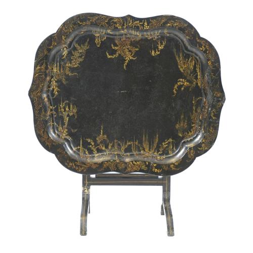 ENGLISH TILT-TOP SIDE TABLE, 19TH CENTURY.